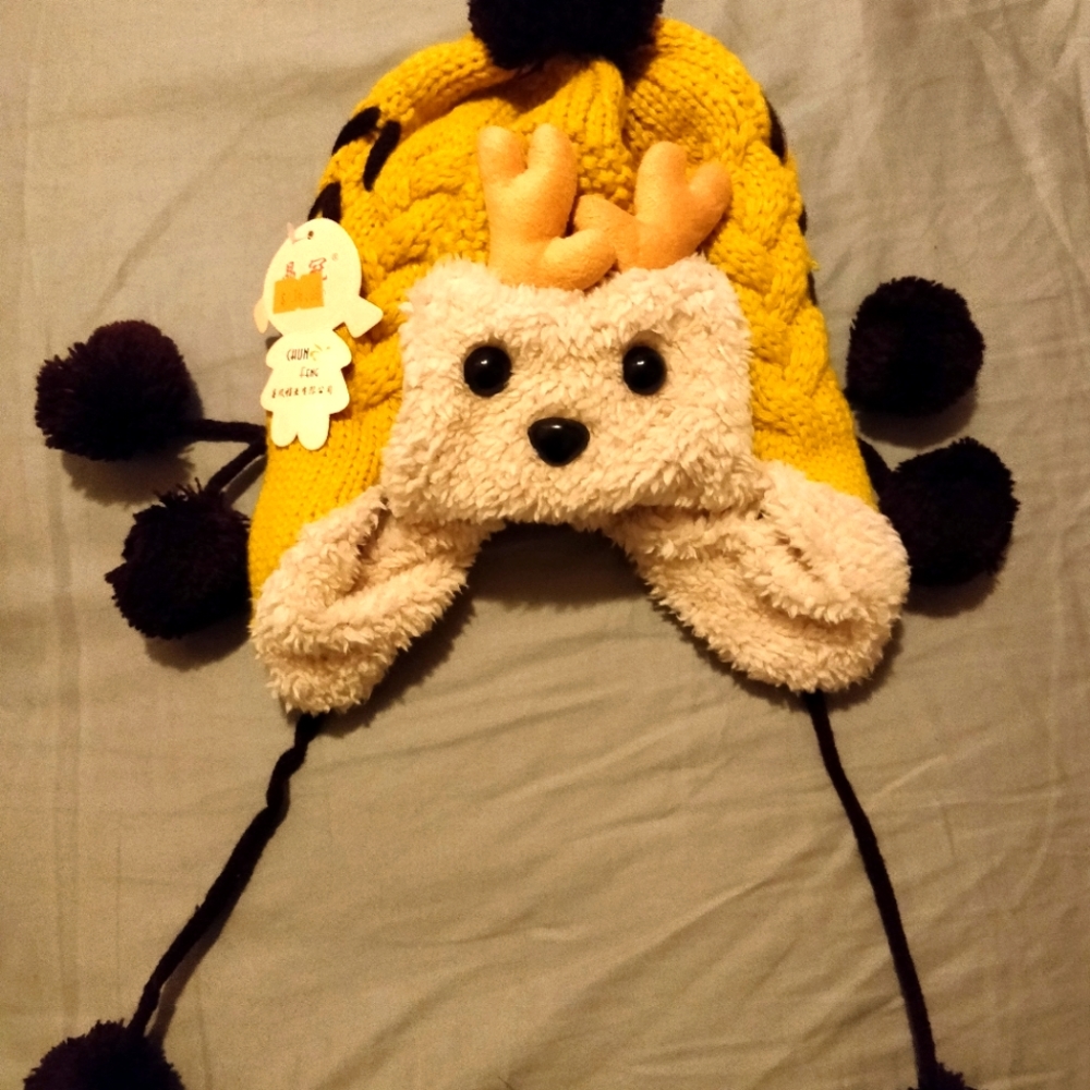 New kids winter hat, cute, warm